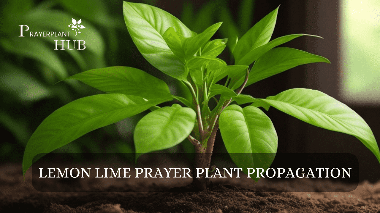 LEMON LIME PRAYER PLANT PROPAGATION